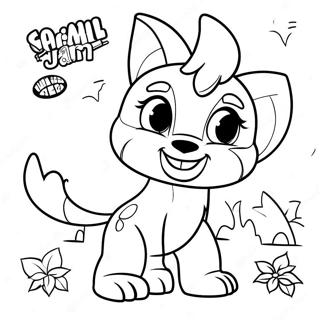 Page De Coloriage Daventure Coloree Danimal Jam 132900-65313