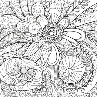Page De Coloriage De Motifs Ovales Elegants 132927-65338
