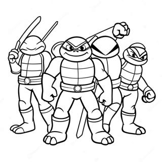 L'ascension Des Tmnt Pages À Colorier