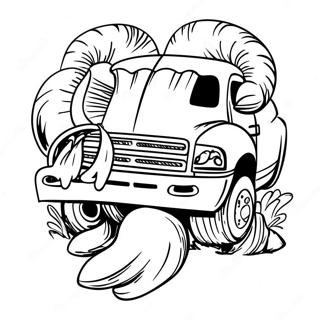 Camion Ram Pages À Colorier