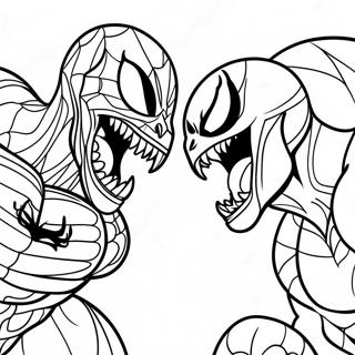 Page A Colorier De La Bataille Entre Venom Et Carnage 13323 2916