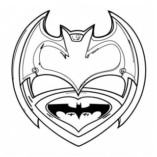 Logo De Batman Pages À Colorier