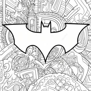 Page De Coloriage Du Logo Batman 133311-65623