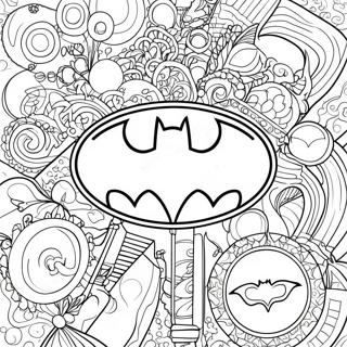 Page De Coloriage Du Logo Batman Classique 133312-65626