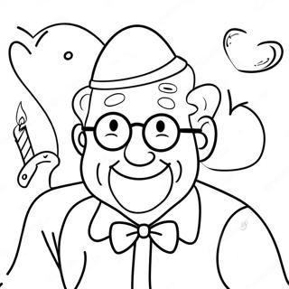 Page De Coloriage Joyeux Anniversaire Papi Mignon 133365-65677