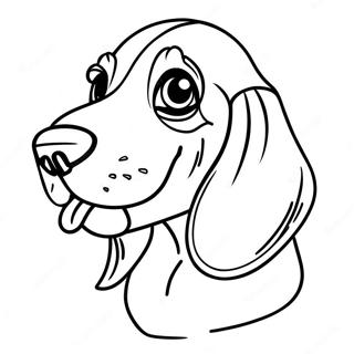 Page De Coloriage Basset Hound 133386-65683