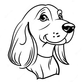 Page De Coloriage Basset Hound 133386-65684