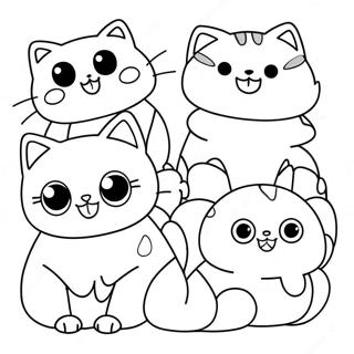 Page De Coloriage De Chats Kawaii 133438-65722