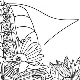 Page De Coloriage Du Drapeau De Cuba Vibrant 133568-65827