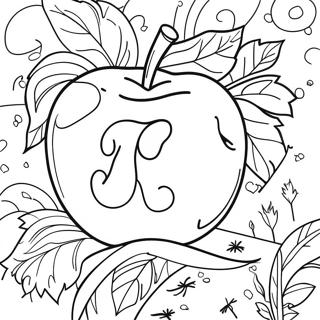 A Est Pour Pomme Page A Colorier Alphabet Lore 133672-65906