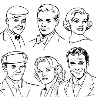 Page De Coloriage Des Stars Classiques Dhollywood 133750-65967