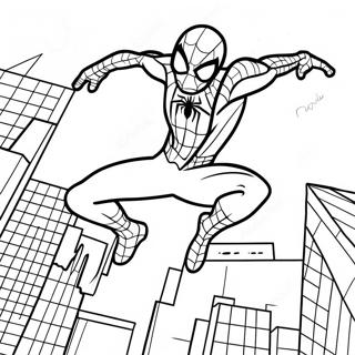 Miles Morales Spiderman Pages À Colorier