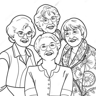 Page De Coloriage Des Golden Girls 133982-66142