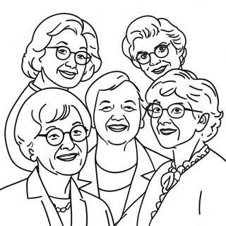 Page De Coloriage Des Golden Girls 133982-66143