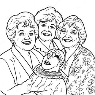 Page De Coloriage Des Golden Girls 133982-66144