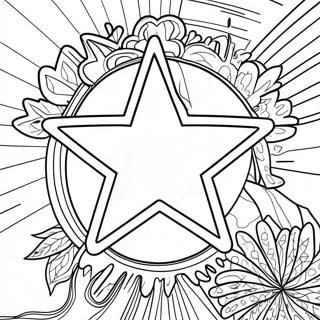 Tout Star Cheer Pages À Colorier