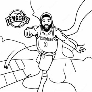 Denver Nuggets Pages À Colorier