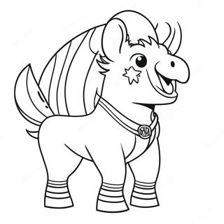 Page De Coloriage De La Mascotte Des Denver Nuggets 134417 66489