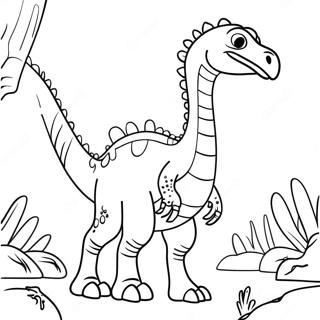 Page De Coloriage De Therizinosaurus 134621-66642