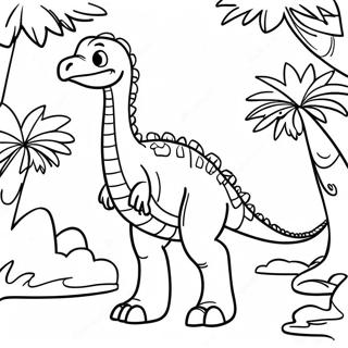 Page De Coloriage De Therizinosaurus 134621-66644