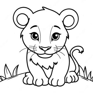 Lionceau Pages À Colorier