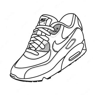 Page De Coloriage De Baskets Air Max Colorees 134674-66685