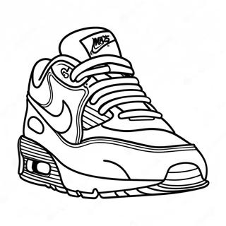 Page De Coloriage De Baskets Air Max Colorees 134674-66686