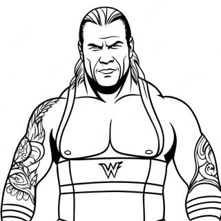 Page De Coloriage De La Wwe 134699-66702