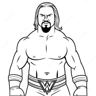 Page De Coloriage De La Wwe 134699-66704