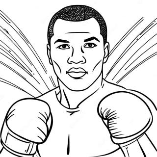 Page De Coloriage De Muhammad Ali 134827-66803