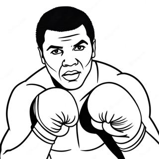 Page De Coloriage De Muhammad Ali 134827-66804