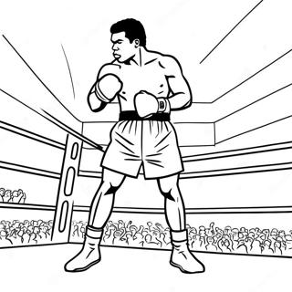 Page De Coloriage De Muhammad Ali Dans Le Ring 134828-66805