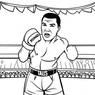 Page De Coloriage De Muhammad Ali Dans Le Ring 134828-66806