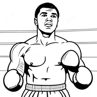 Muhammad Ali Pages à colorier