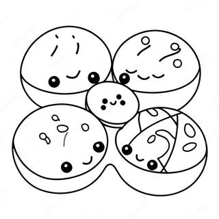 Mochi Pages à colorier