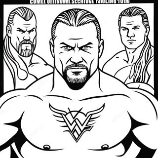 Page De Coloriage Wwe 134981-66924