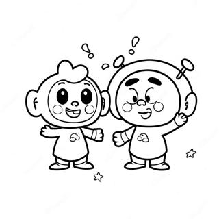 Cosmo Et Wanda Scintillants A Colorier 135085-67012