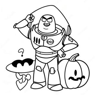 Toy Story Halloween Pages À Colorier