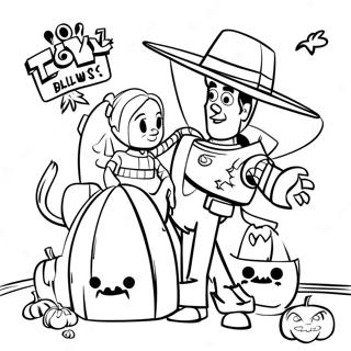 Page A Colorier Halloween De Toy Story 135109-67022