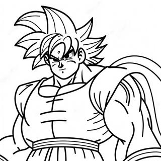 Goku Super Saiyan 4 Pages À Colorier