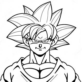 Page De Coloriage De Goku Super Saiyan 4 135390-67244