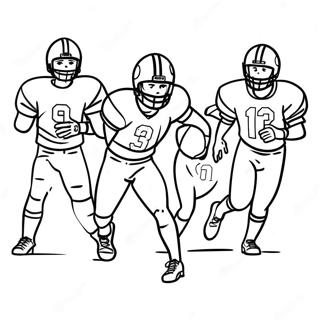 Terrain De Football Pages à colorier