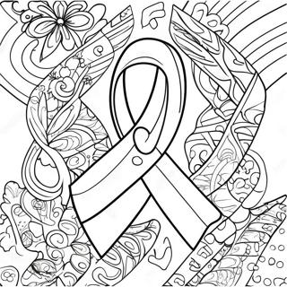 Ruban Colore Pour Le Diabete De Type 1 A Colorier 135570 67388