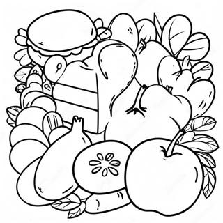 Aliments Sains Pour Le Diabete A Colorier 135572 67396