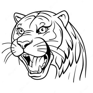 Page De Coloriage De Tigre A Dents De Sabre 135621-67424