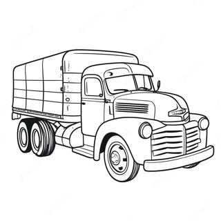 Page A Colorier Camion Vintage 135673-67465