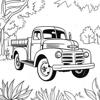 Page A Colorier Camion Vintage 135673-67466