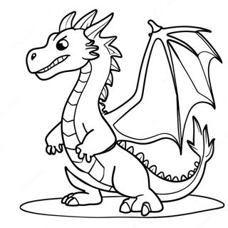 Contes De Dragons Pages à colorier
