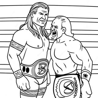 Page A Colorier Match De Championnat Wwe 135724-67506