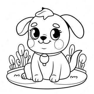 Page De Coloriage De Chiot Bsd Mignon 135928-67665